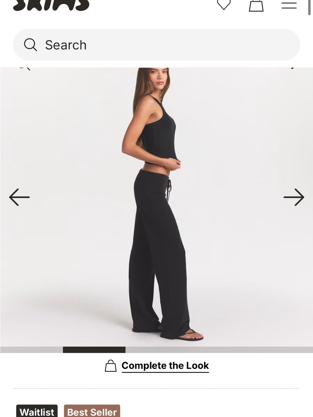 Skims Cotton Jersey Pants